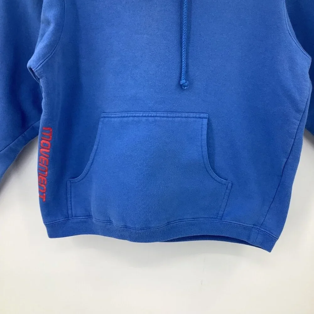 Hurley Hoodie Women's Blue Medium Cotton Blend Pullover Sweatshirt - Picture 3 of 10